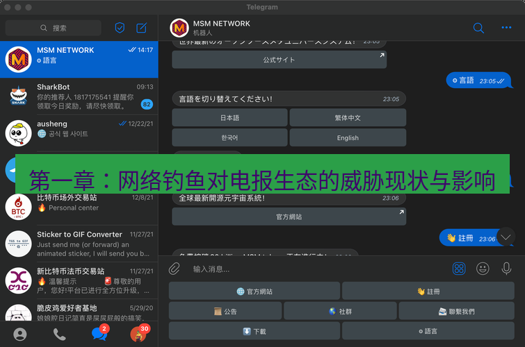 电报下载 第一章：网络钓鱼对电报生态的威胁现状与影响