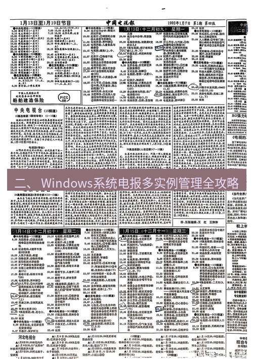 电报下载 二、 Windows系统电报多实例管理全攻略
