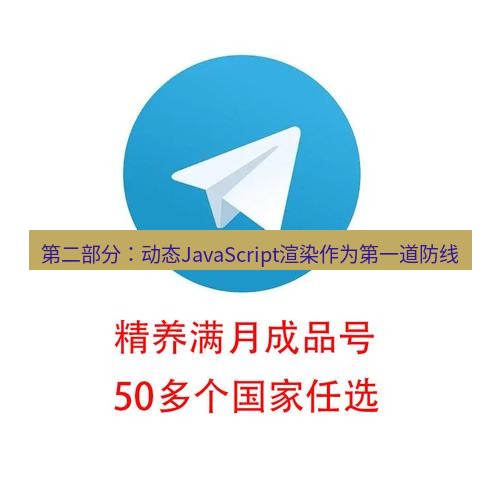 电报下载 第二部分：动态JavaScript渲染作为第一道防线