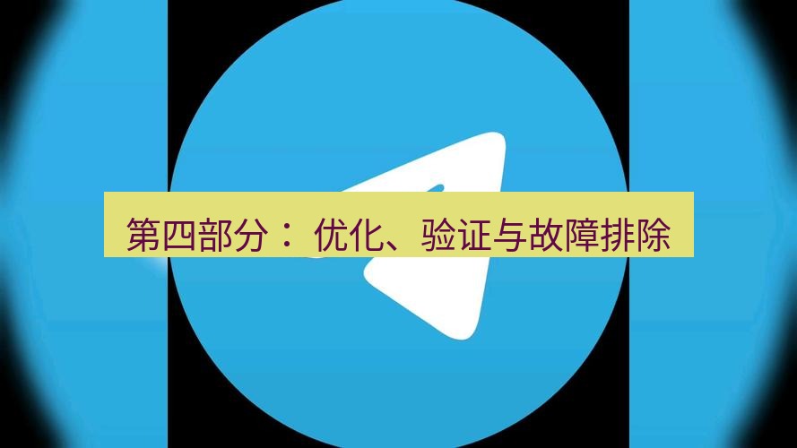 电报下载 第四部分： 优化、验证与故障排除