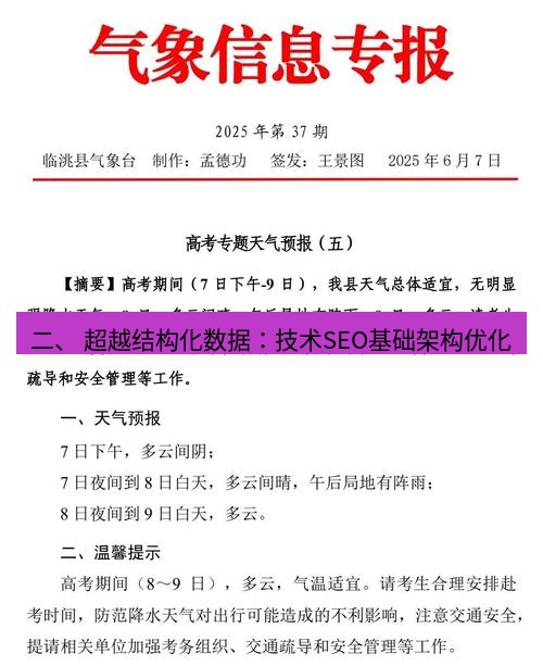 电报下载 二、 超越结构化数据：技术SEO基础架构优化