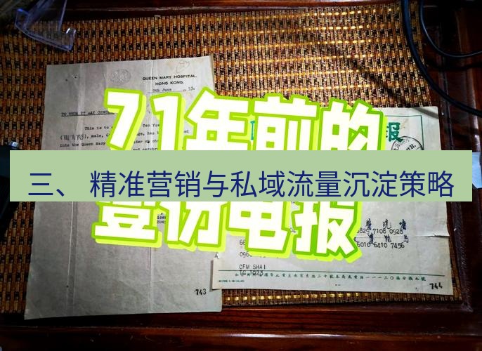 电报下载 三、 精准营销与私域流量沉淀策略