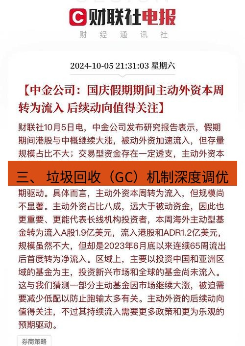 电报下载 三、 垃圾回收(GC)机制深度调优