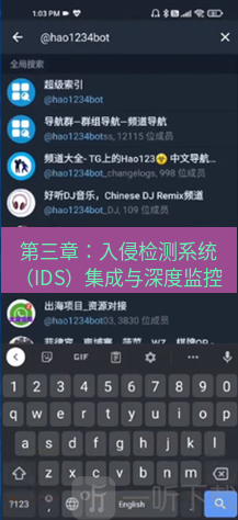 电报下载 第三章：入侵检测系统（IDS）集成与深度监控