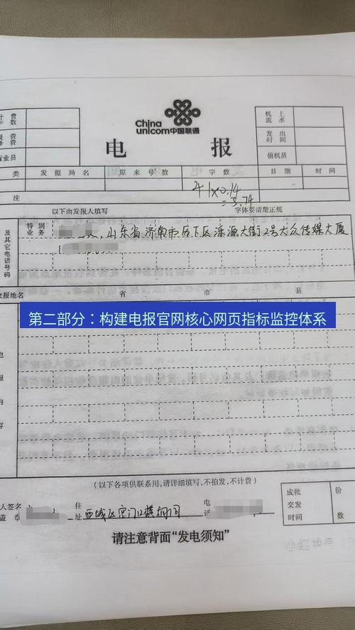 电报下载 第二部分:构建电报官网核心网页指标监控体系