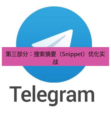电报下载 第三部分:搜索摘要(Snippet)优化实战