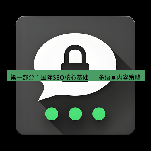 电报下载 第一部分：国际SEO核心基础——多语言内容策略